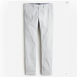J.Crew Men's 484 Slim Fit Stretch Chino Pant - Light Gray - W32 L30